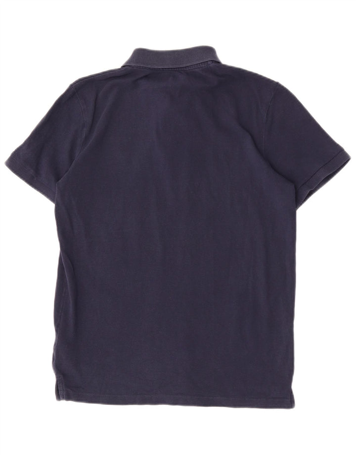 Męska koszulka polo Jack & Jones, mała, granatowa, bawełniana