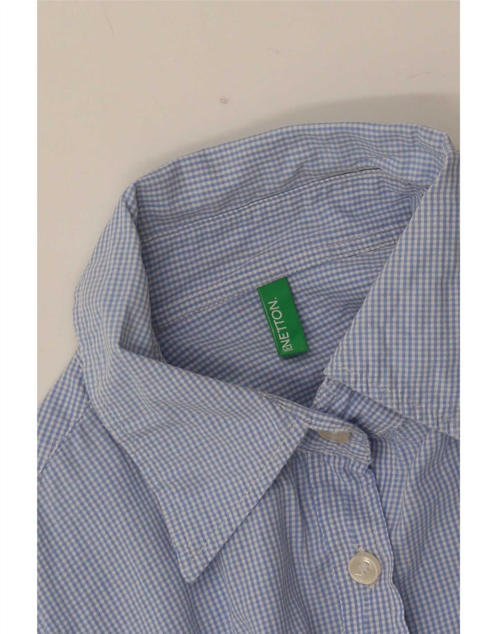 Koszula damska Benetton UK 10 Small Blue Gingham