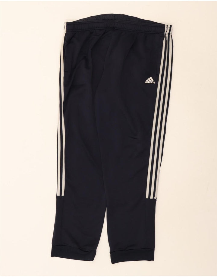 Damskie spodnie dresowe Adidas Joggers UK 20 2XL Granatowy poliester