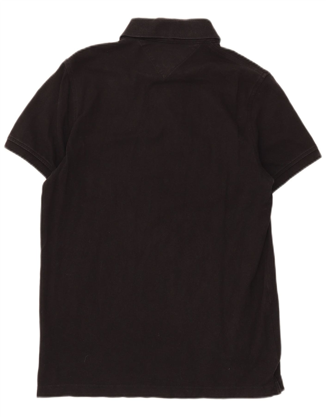 Męska koszulka polo slim fit TOMMY HILFIGER, średnia czarna