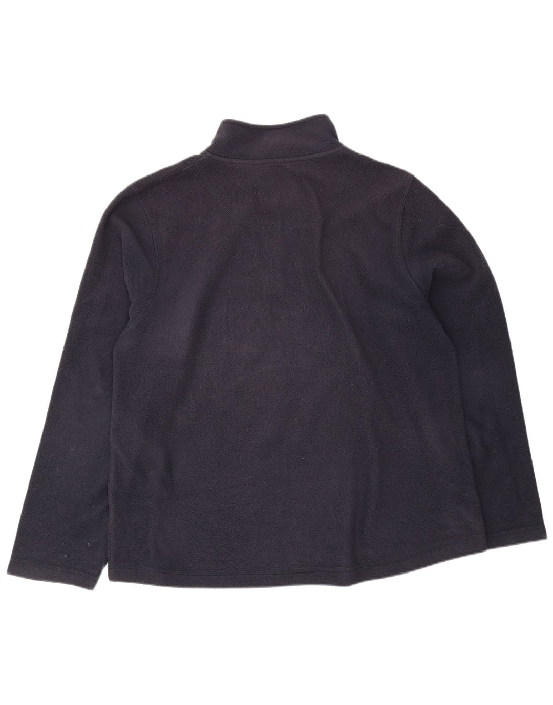 Męski sweter polarowy Weird Fish z zamkiem błyskawicznym, 2XL, granatowy, poliester