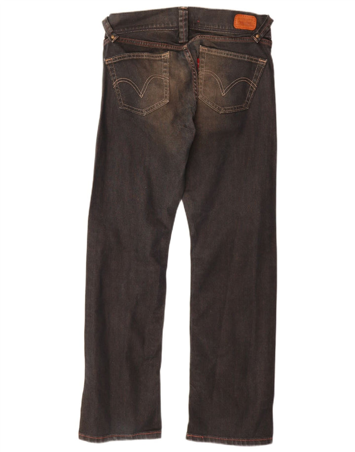 Damskie jeansy Levi's 504 Slouch Straight US 8 Medium W29 L30 Granatowe