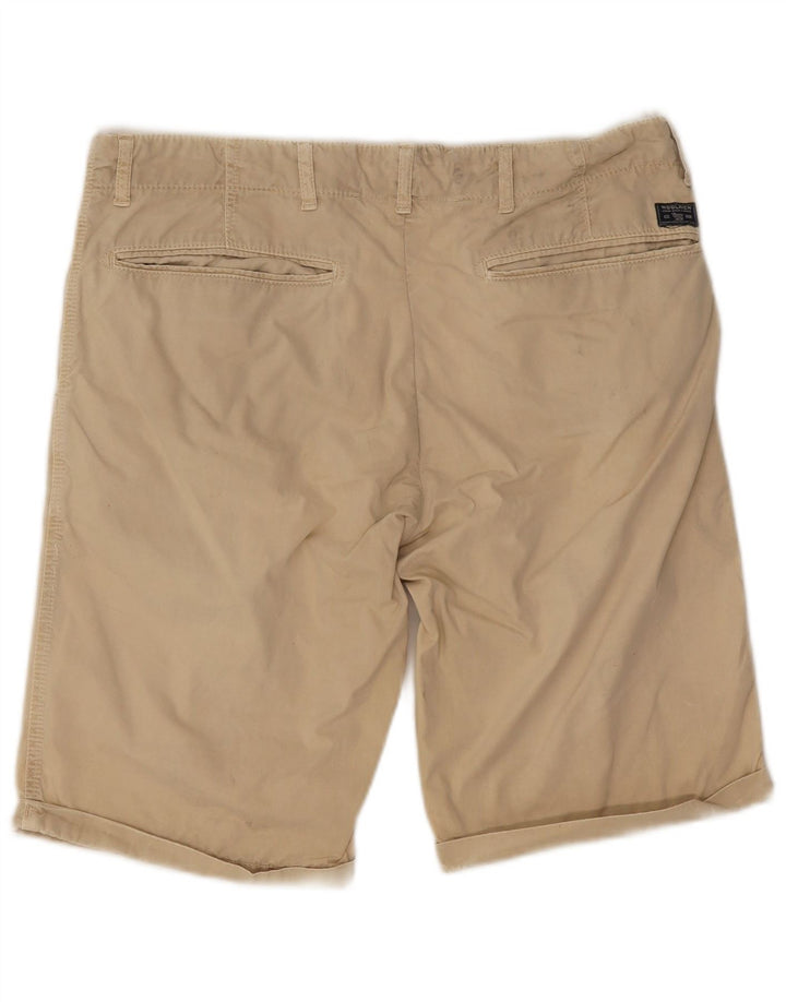 Męskie spodenki Chino Woolrich W34, duże, beżowe, bawełniane