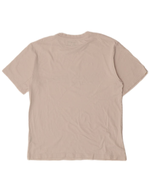 Zara Boys Graphic T-Shirt Top 13-14 Years Beige Cotton