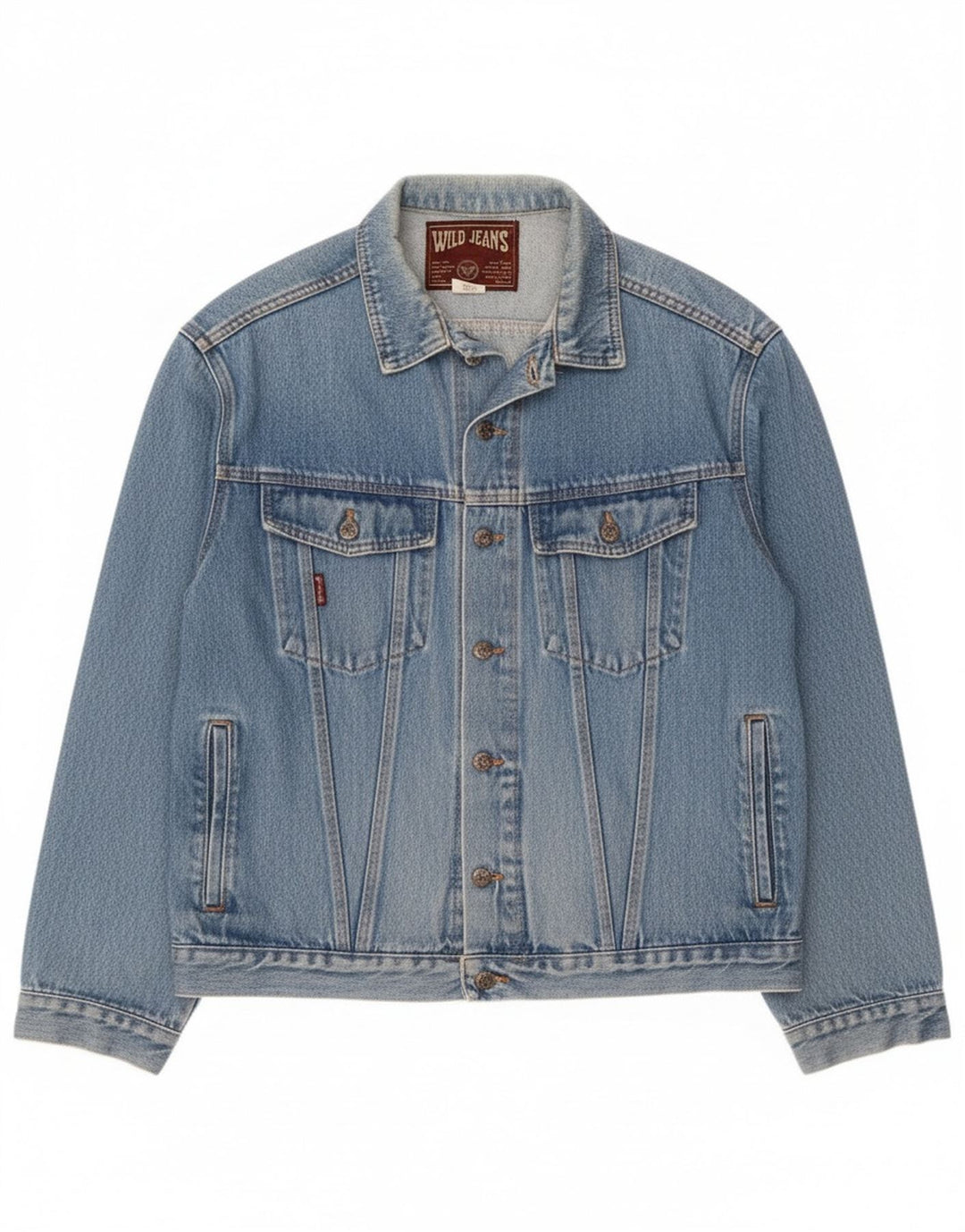 Męska kurtka dżinsowa Wild Jeans UK 42 XL Niebieska bawełna