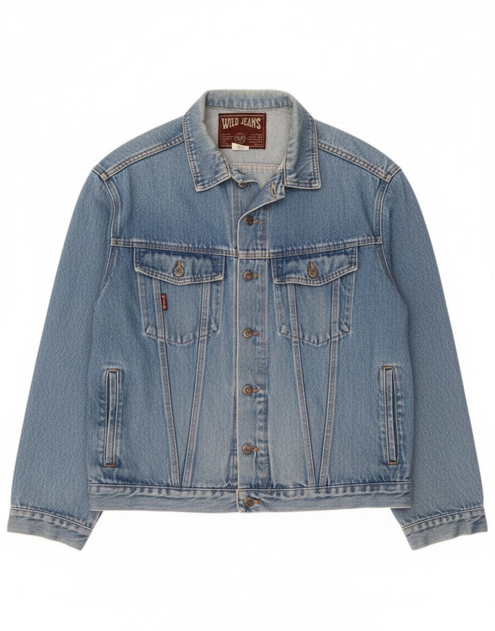 Męska kurtka dżinsowa Wild Jeans UK 42 XL Niebieska bawełna