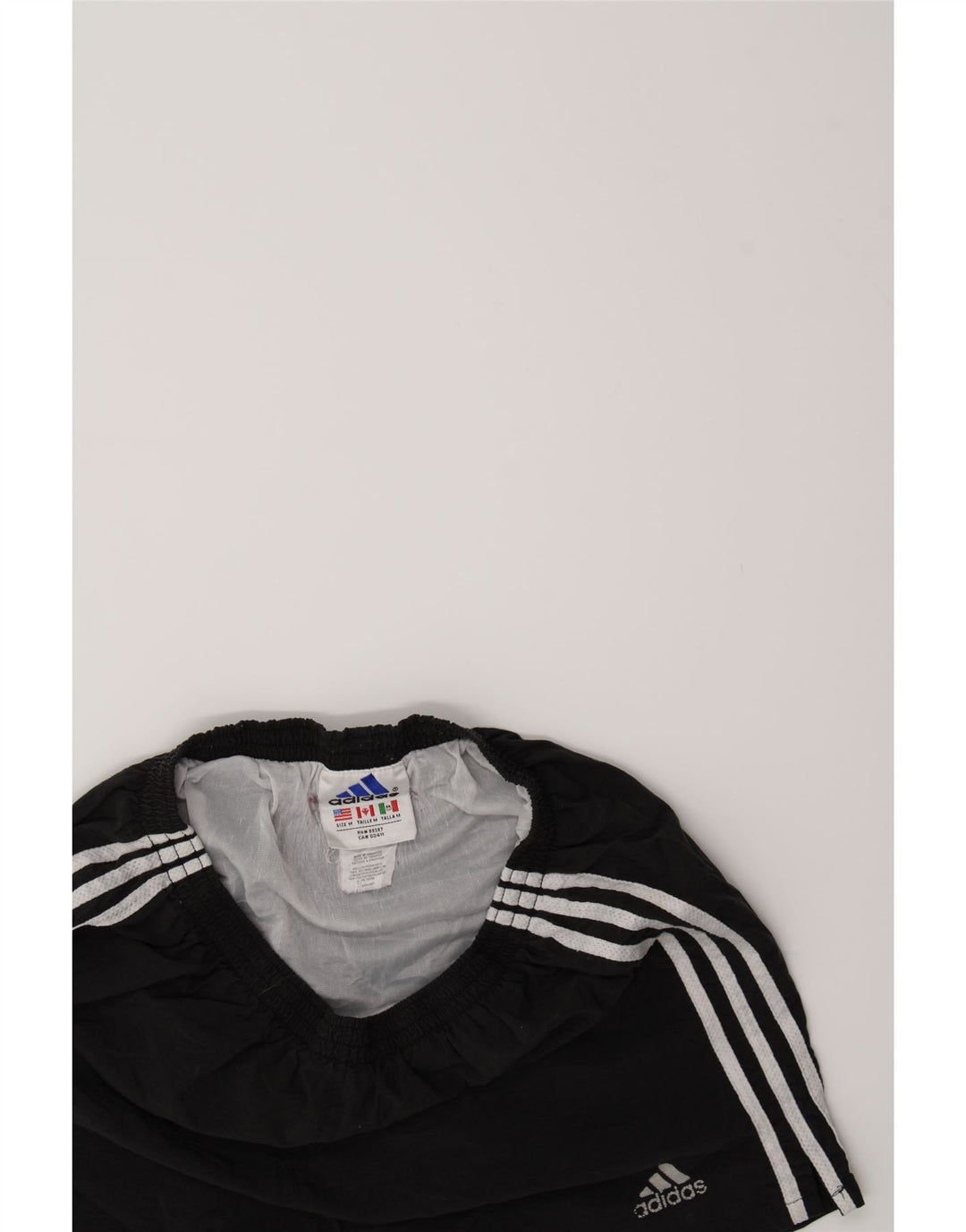 ADIDAS Boys Sport Shorts 11-12 Years Medium Black Nylon Vintage Adidas and Second-Hand Adidas from Messina Hembry 