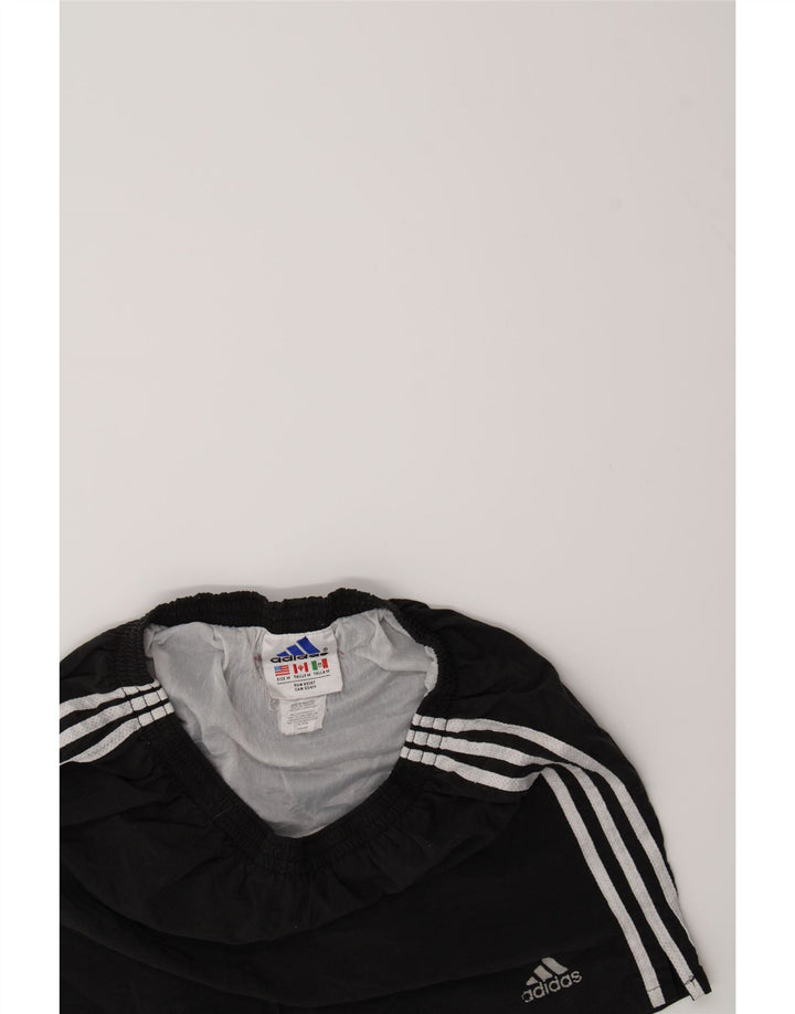 ADIDAS Boys Sport Shorts 11-12 Years Medium Black Nylon Vintage Adidas and Second-Hand Adidas from Messina Hembry 