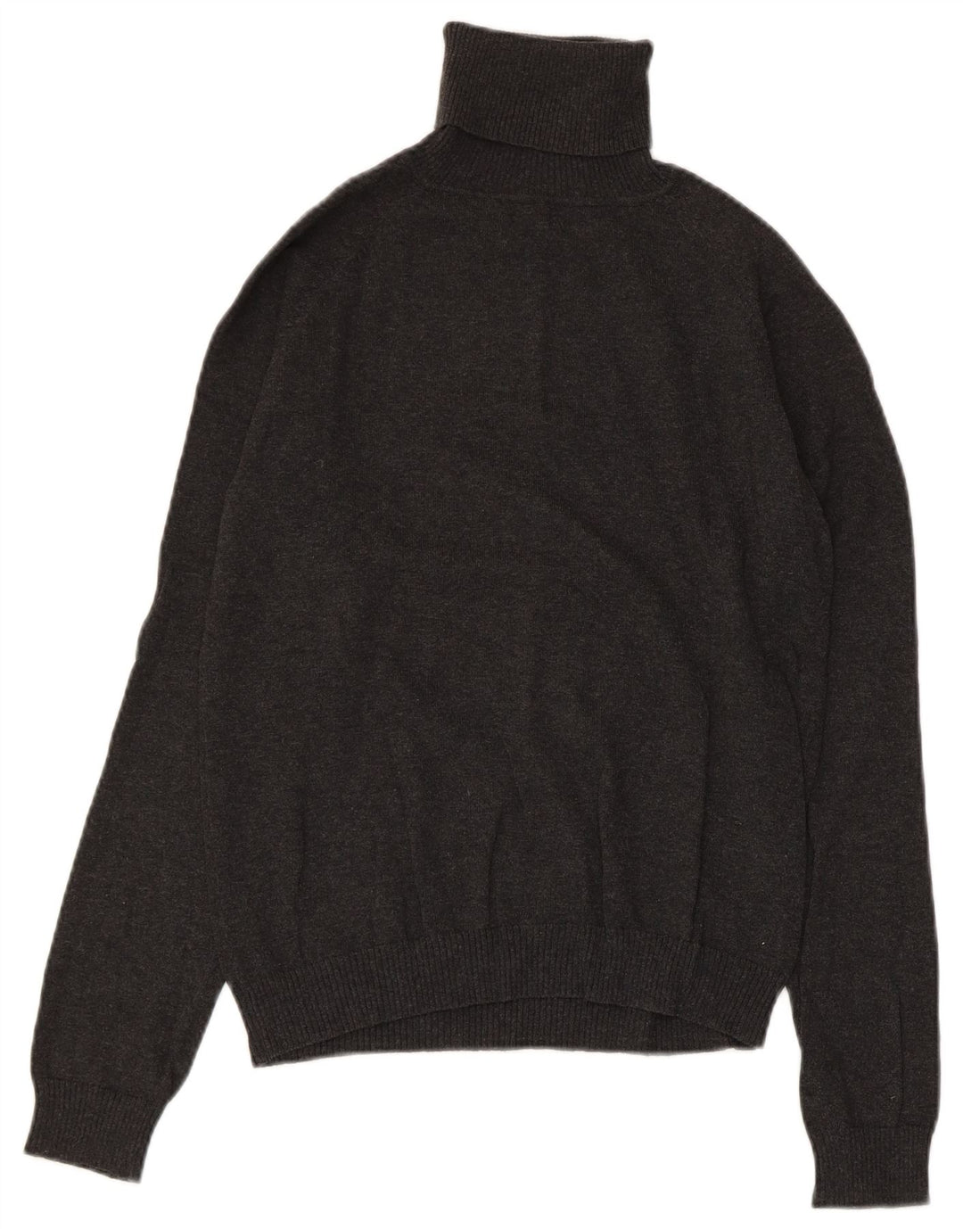 Damski sweter ZARA z wywijanym dekoltem UK 18 XL, szara bawełna