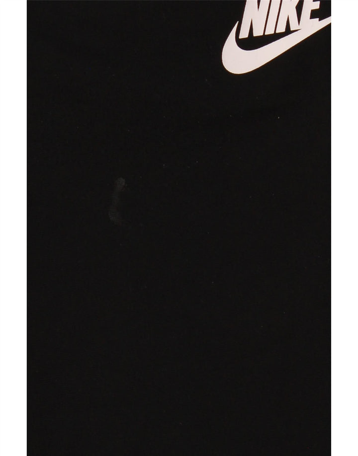 Męskie spodnie dresowe Nike, małe, czarne, poliestrowe