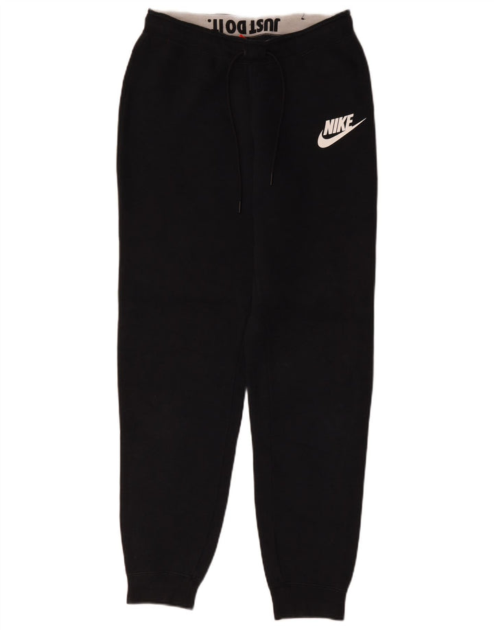 Męskie spodnie dresowe Nike, małe, czarne, bawełniane