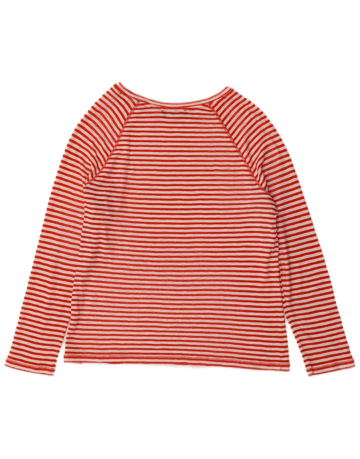 Marks & Spencer Damski top z długim rękawem, UK 10, w małe czerwone paski