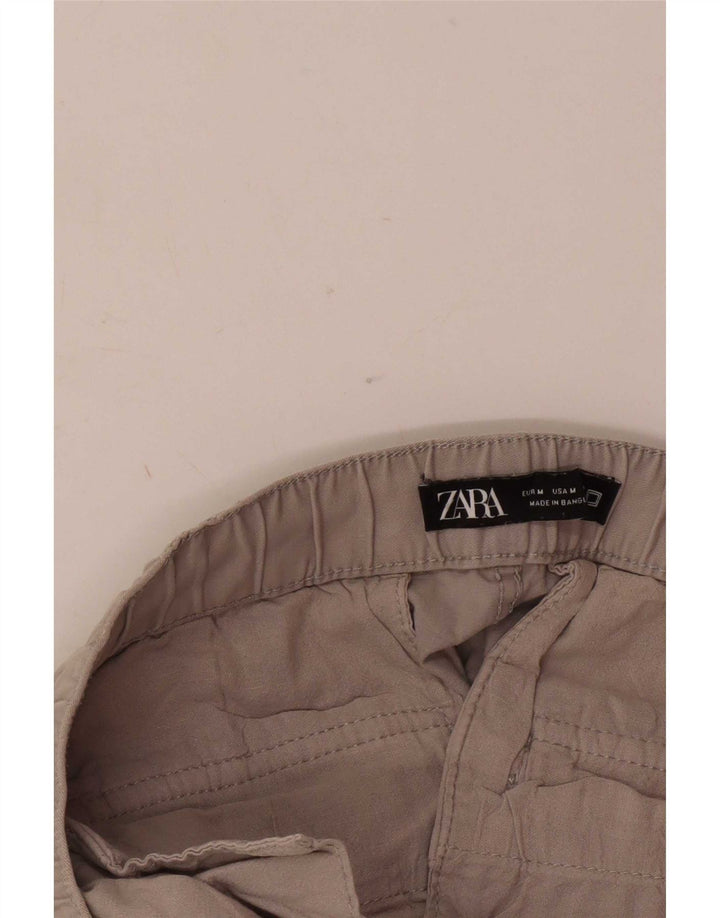 Męskie spodnie cargo Zara Joggers Medium W31 L26 Beżowe