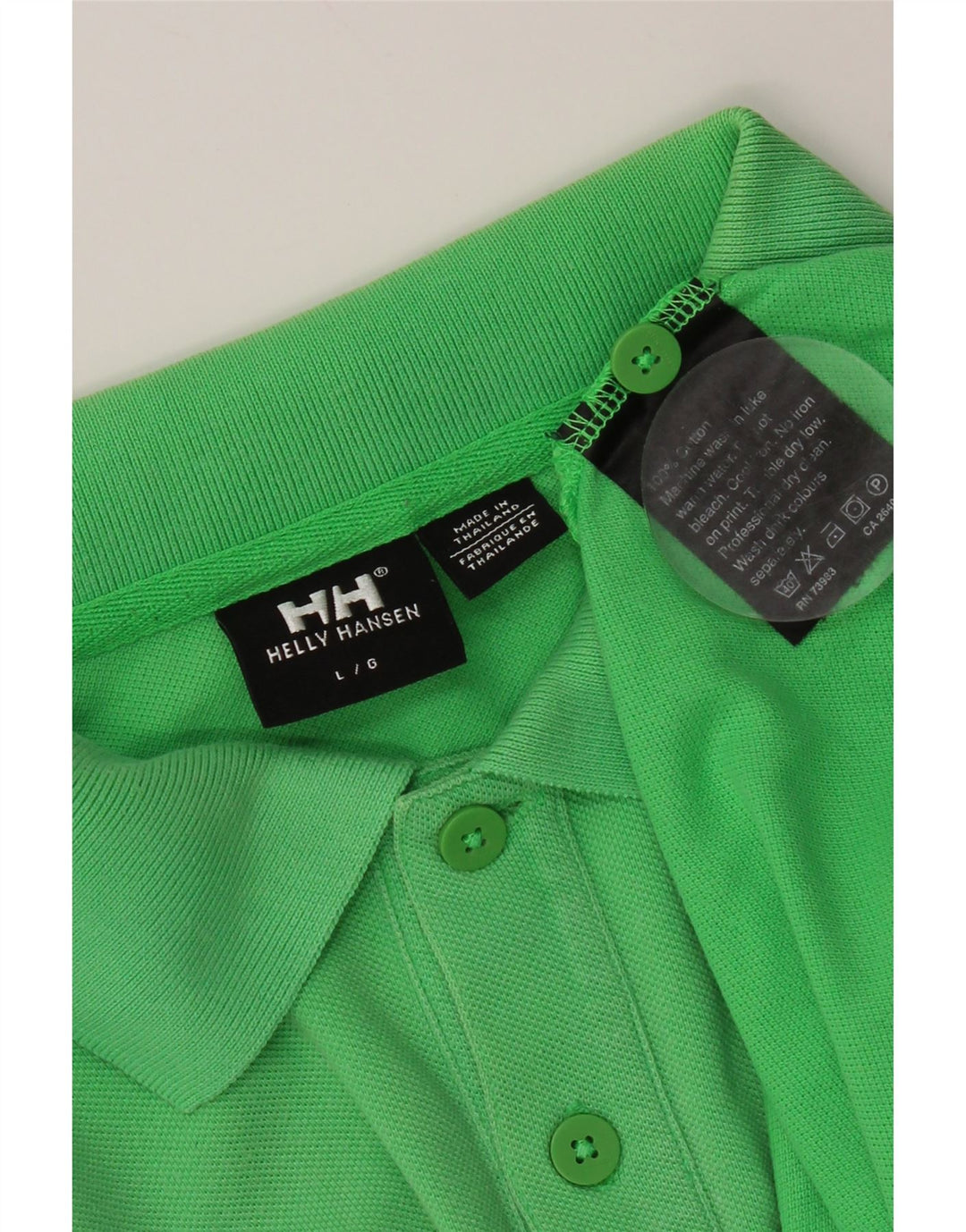 Męska koszulka polo Helly Hansen, duża, zielona, bawełniana