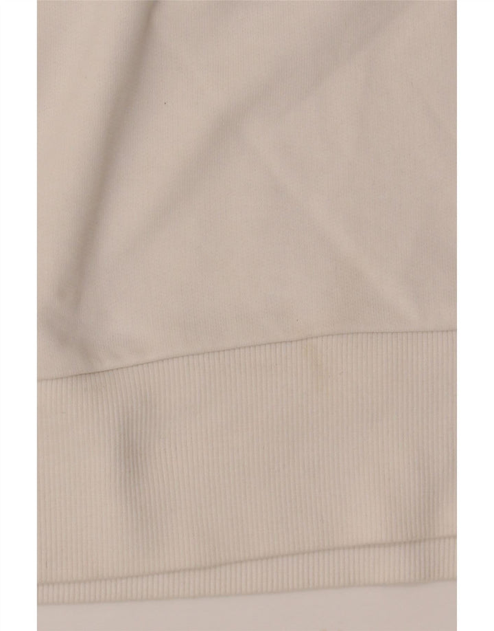 Damska bluza dresowa PUMA Crop Oversize UK 14, średnia biała bawełna