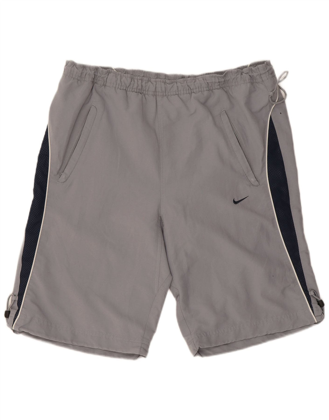 Męskie spodenki sportowe Nike UK 31/33, poliester w kolorze średnioszarym