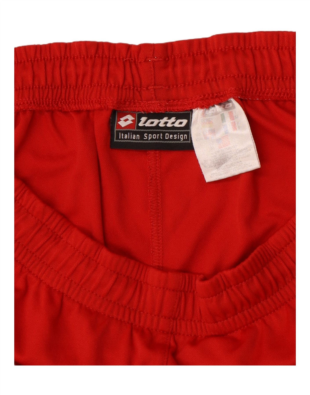 Męskie spodenki sportowe LOTTO UK 42/44 XL, czerwony poliester