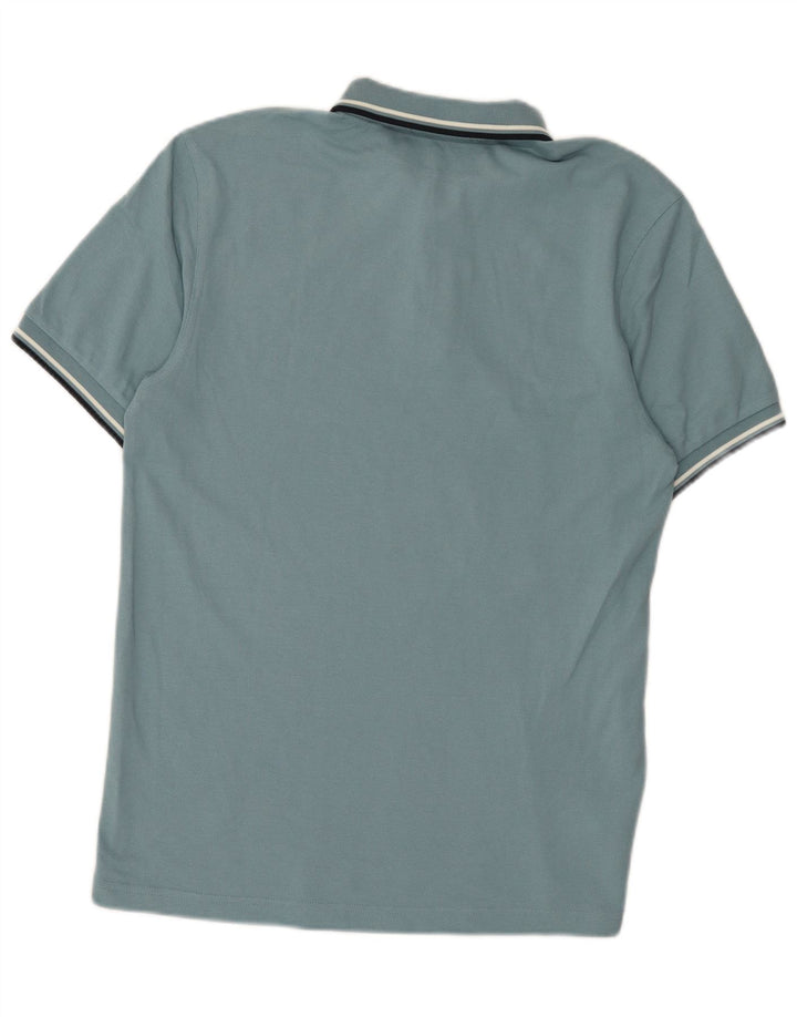 Męska koszulka polo Fred Perry, bawełniana w średnie niebieskie paski