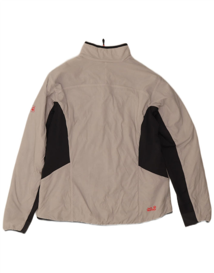 Damska kurtka wiatrówka Jack Wolfskin UK 18 XL w kolorze białym