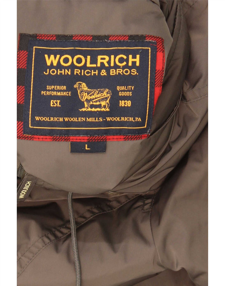 Płaszcz damski Woolrich UK 16, duży khaki