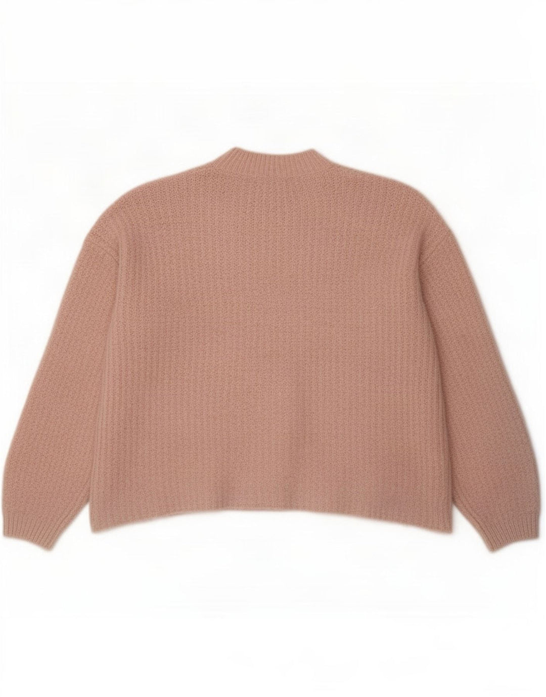 Marks & Spencer Damski sweter oversize z okrągłym dekoltem, UK 14, średni róż