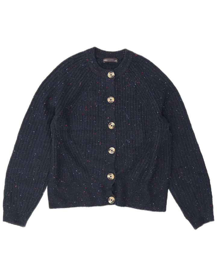 Sweter damski Marks & Spencer UK 14, średni granatowy, nakrapiany