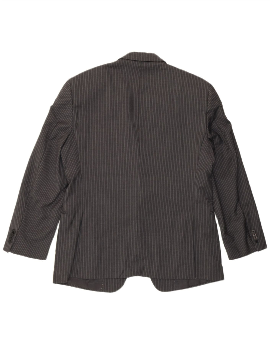 Męska marynarka zapinana na 2 guziki Tommy Hilfiger UK 40, duża, szara wełna w prążki