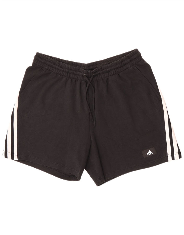 Męskie spodenki sportowe Adidas 2XL, czarne, bawełniane
