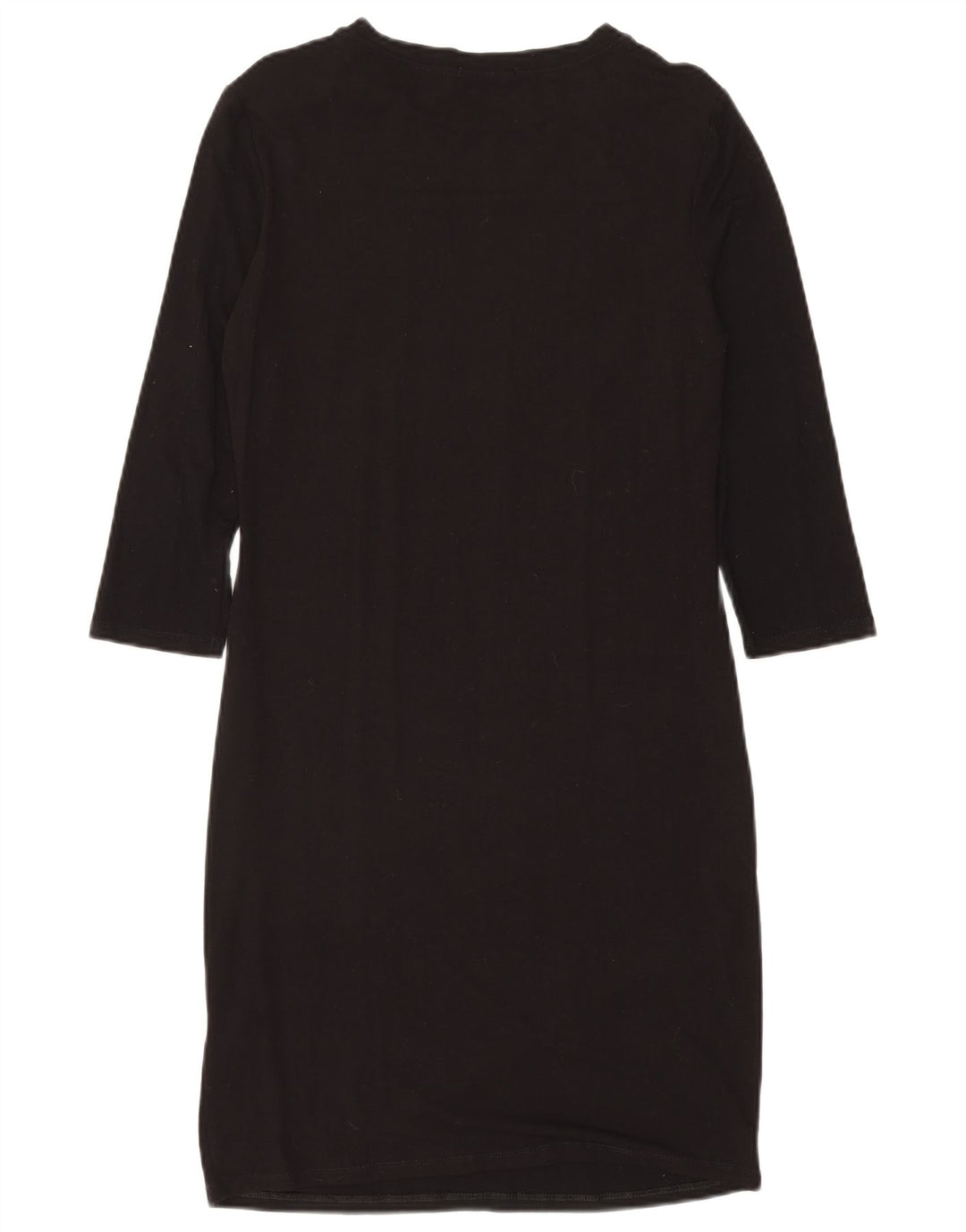 Damska graficzna sukienka Desigual typu shift UK 14, duża, czarna w kwiaty, wiskoza