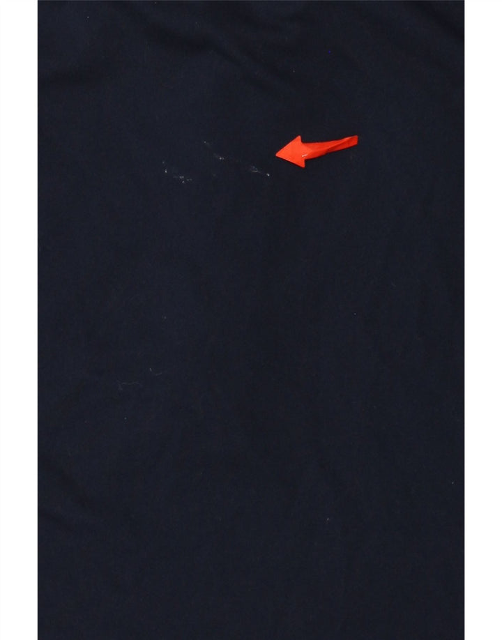 Męska koszulka polo Adidas Climacool, mała, granatowa, z poliestru