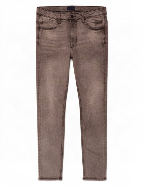 Męskie jeansy obcisłe Zara EU 44 Large W34 L30 Szare