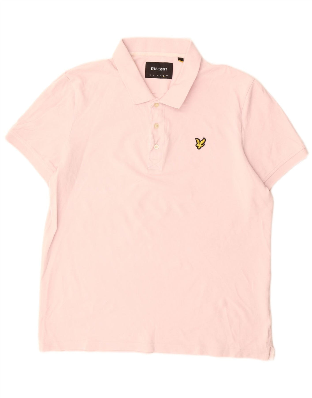Męska koszulka polo Lyle & Scott XL, różowa, bawełniana