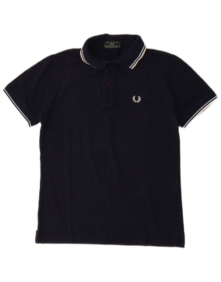 Męska koszulka polo FRED PERRY, mała, granatowa, bawełniana