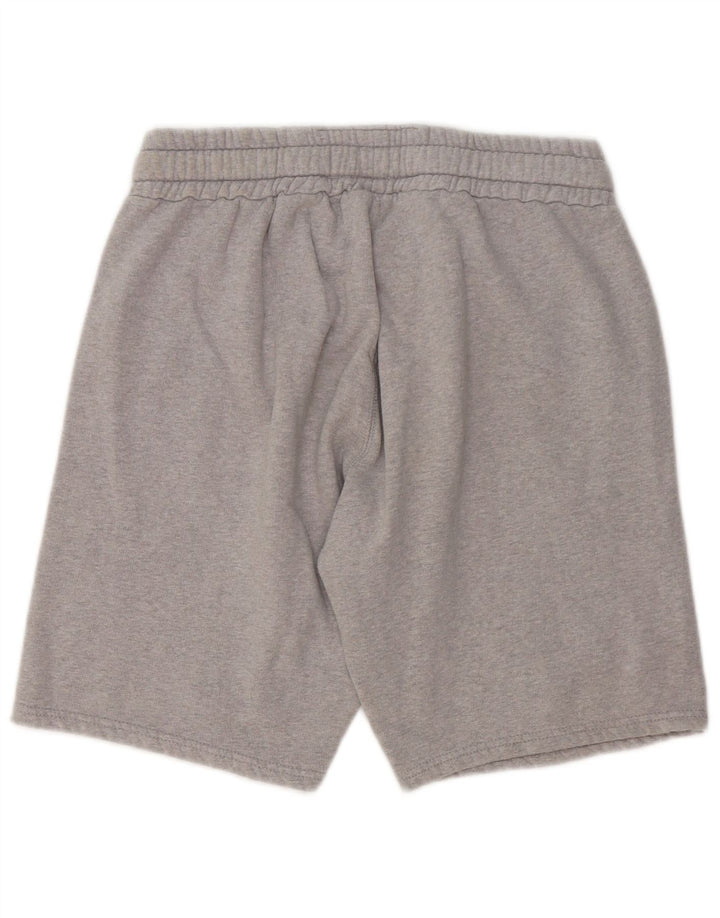 Męskie spodenki sportowe Superdry z grafiką, średnioszare, bawełniane