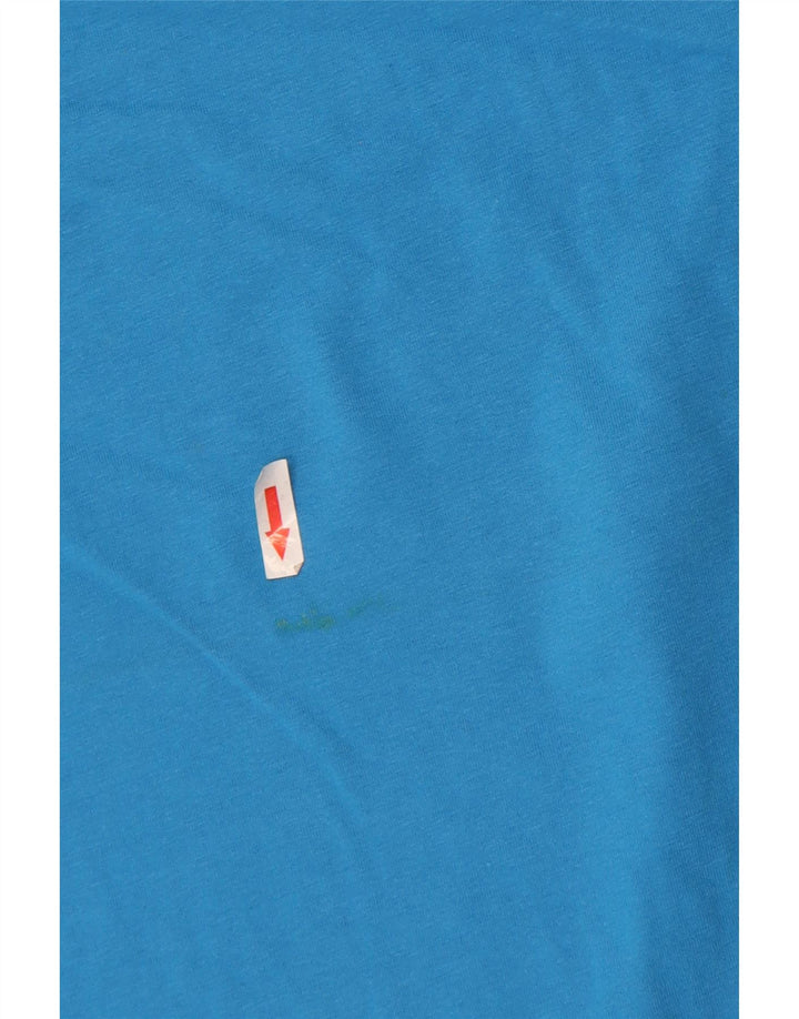 Crew Clothing Męski T-shirt Top, duży, niebieski, bawełniany