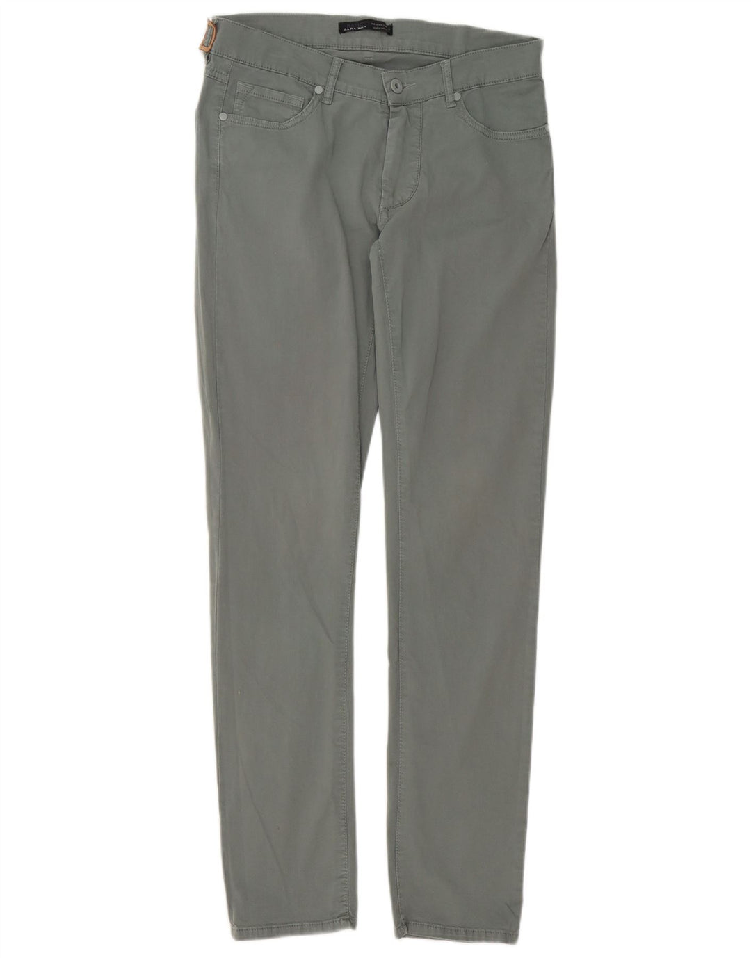 Męskie jeansy slim fit ZARA EU 40 Medium W31 L31 Szara bawełna