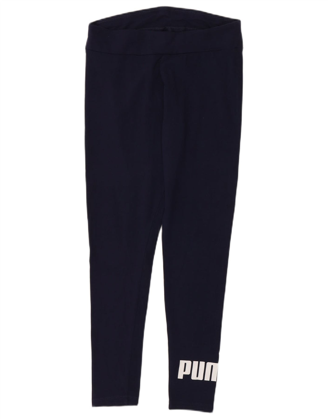 Damskie legginsy Puma Graphic UK 12 Średni granatowy, bawełniany