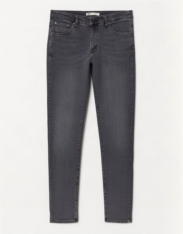 Męskie jeansy obcisłe Zara EU 46 XL W36 L28 Szare