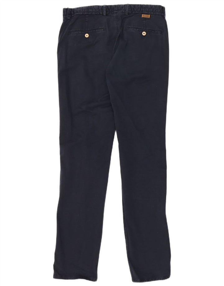 Spodnie Chino MASSIMO DUTTI Męskie Slim Fit EU 42 Large W32 L34 Granatowe