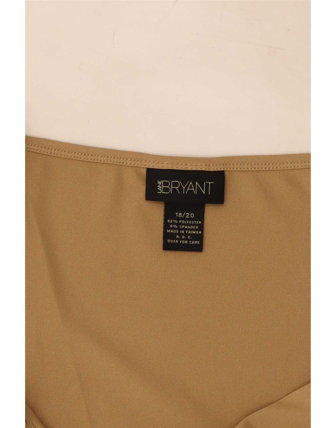 Bryant Damski top na ramiączkach UK 18/20 XL Beżowy Poliester