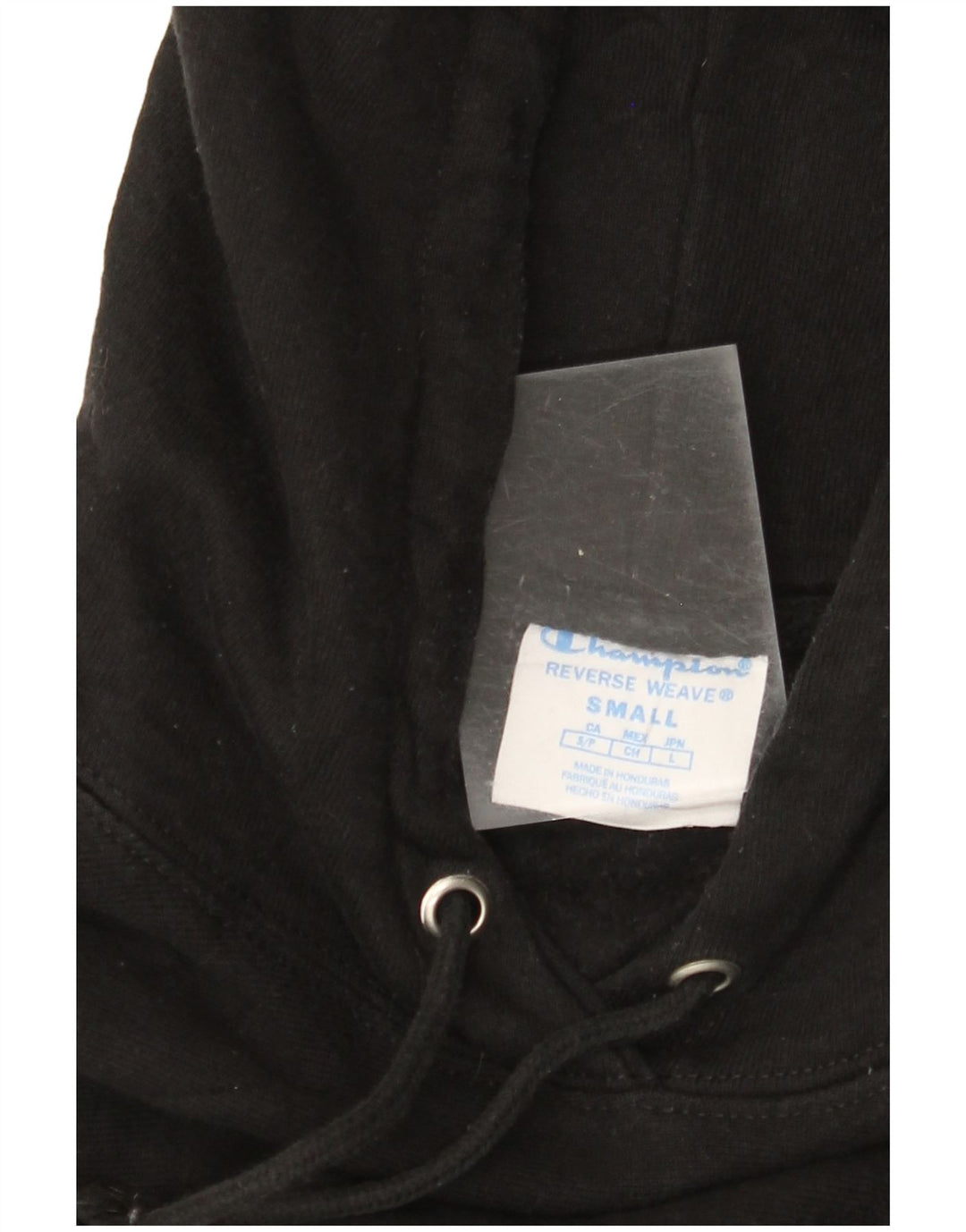 Damska bluza z kapturem typu oversize CHAMPION Reverse Weave UK 10 Small Black