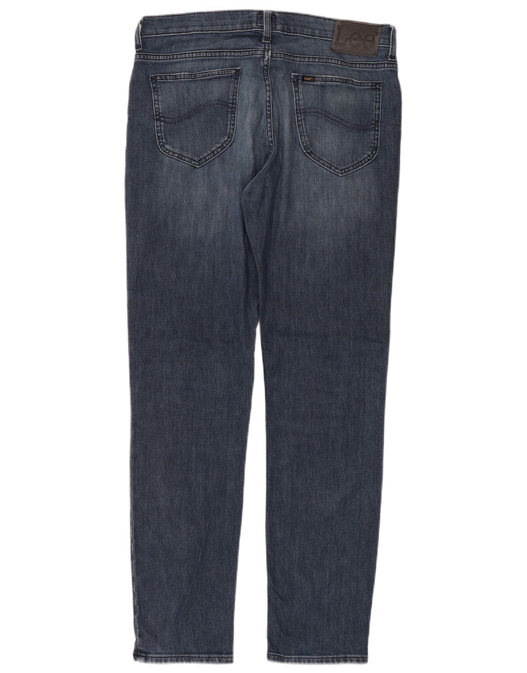 Męskie jeansy Lee Rider Slim W34 L32 Niebieskie bawełniane