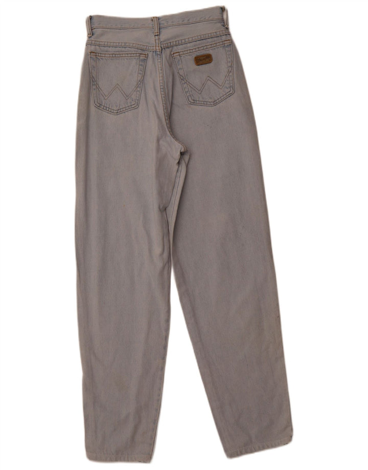 Damskie jeansy z wysokim stanem Wrangler W24 L30 niebieskie