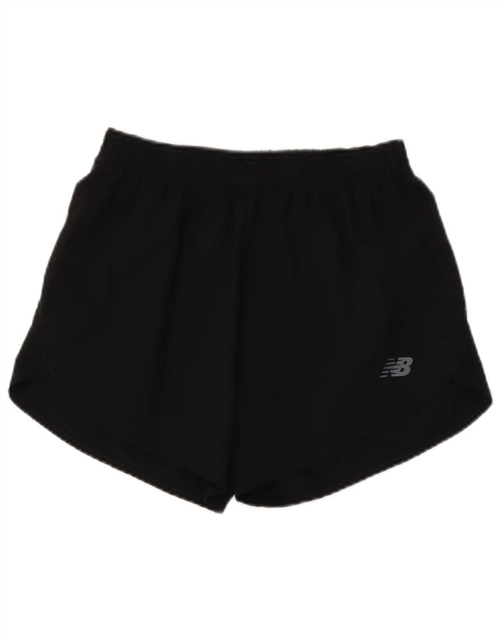 Damskie spodenki sportowe New Balance, małe, czarne, z poliestru