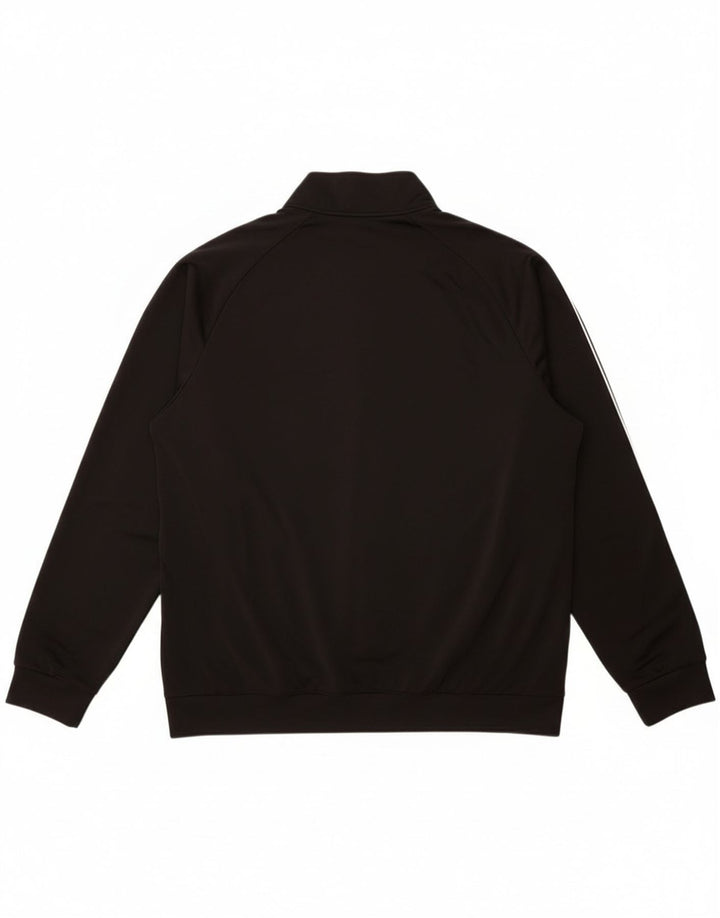 Adidas Męska bluza dresowa Top 2XL Czarny poliester