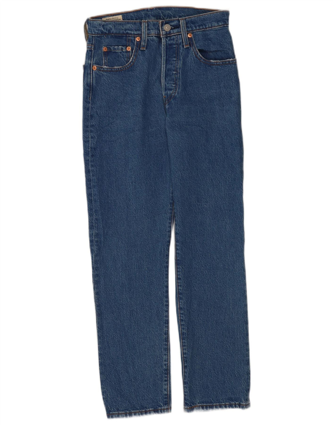 Damskie jeansy Levi's 501 Straight W25 L26 Niebieskie bawełniane