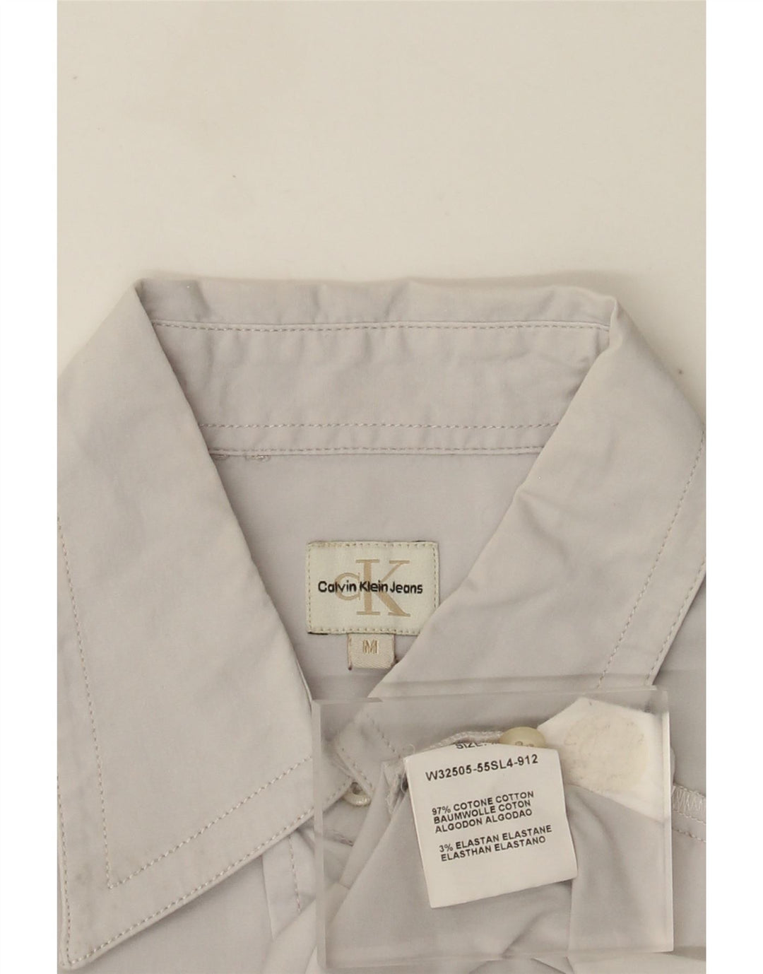 Koszula damska Calvin Klein Jeans UK 12, średnioszara, bawełniana