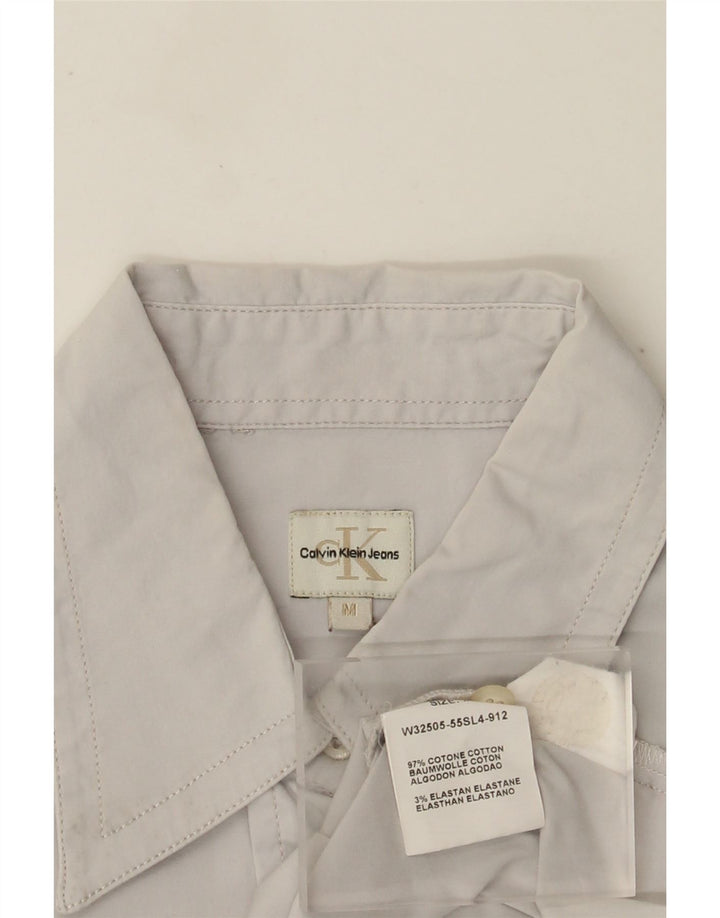 Koszula damska Calvin Klein Jeans UK 12, średnioszara, bawełniana