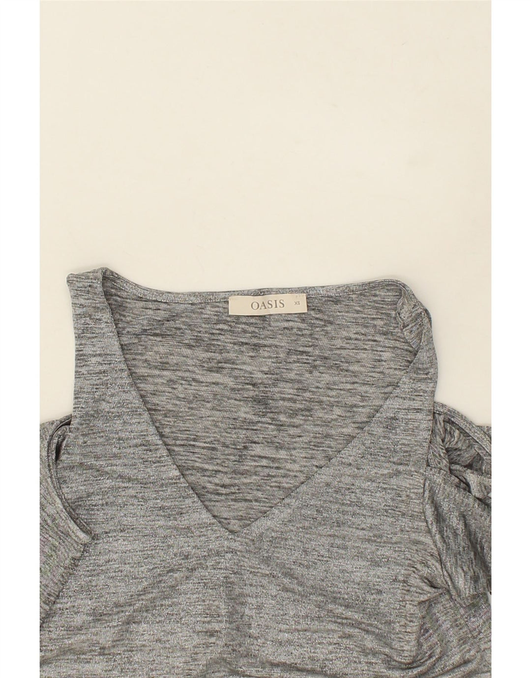 OASIS Womens Blouse Top UK 6 XS Grey Polyester Vintage Oasis and Second-Hand Oasis from Messina Hembry 