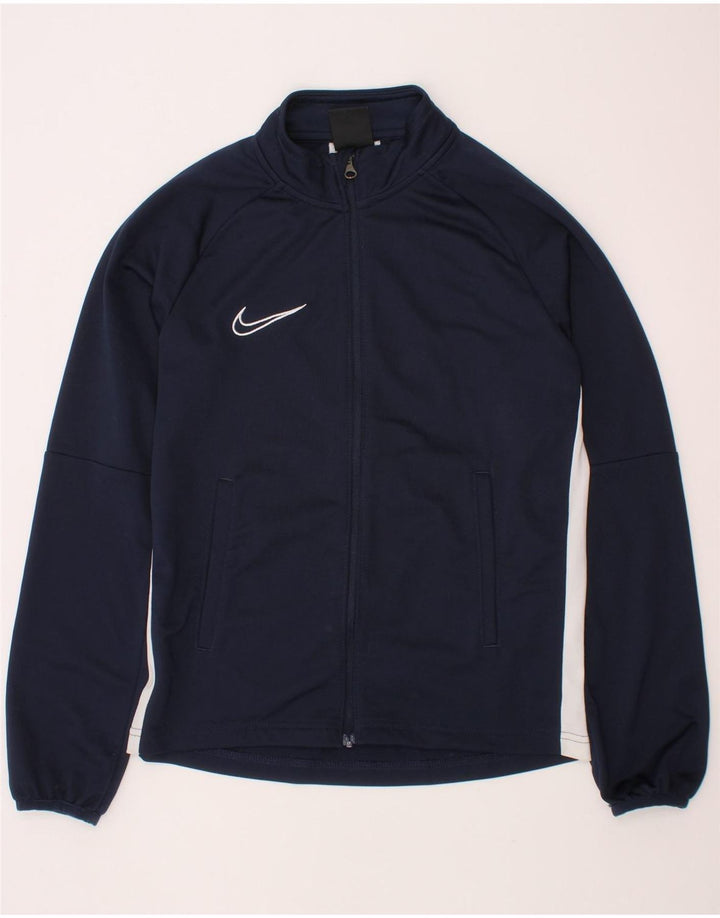 Chłopięca kurtka dresowa NIKE Dri Fit 10-11 lat, średni kolor granatowy